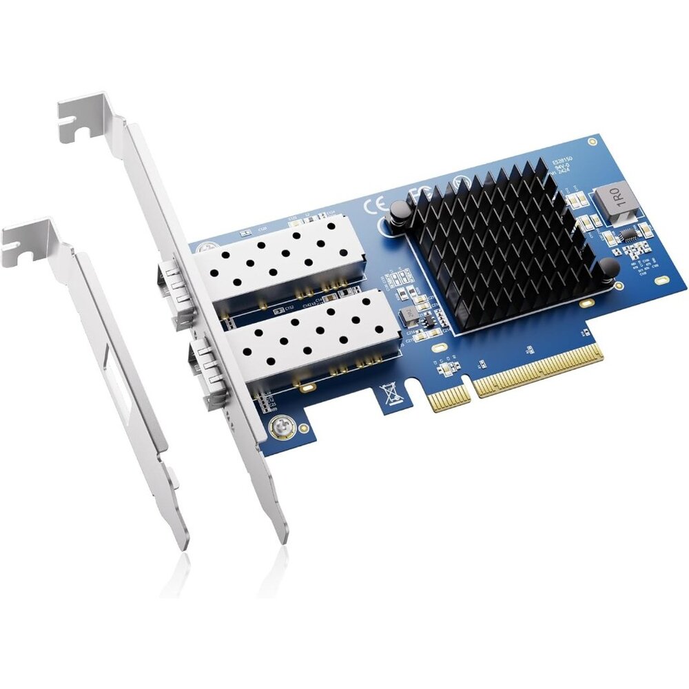 10Gb Dual SFP+ PCIe Network Card | Intel 82599 (X520-DA2) Controller |‎ BZUZI